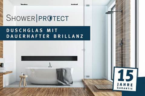 Foto: Showerprotect Werbebild - 15 Jahre Garantie